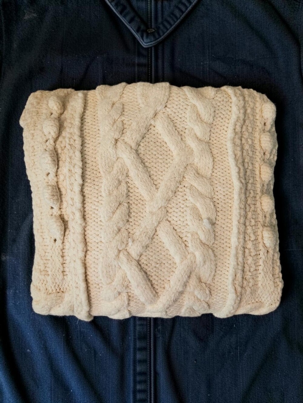 NWOT Soft Crop Cable Knit Turtleneck Sweater, Medium